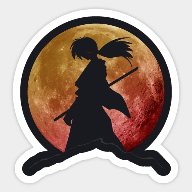 Kenshin into the Darkness Sticker by AlexKramer